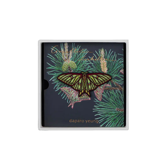 Luminous Golden Kaiserihind Butterfly