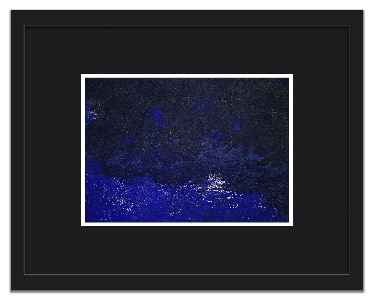 Shimmering Breath: Night Water Shadows