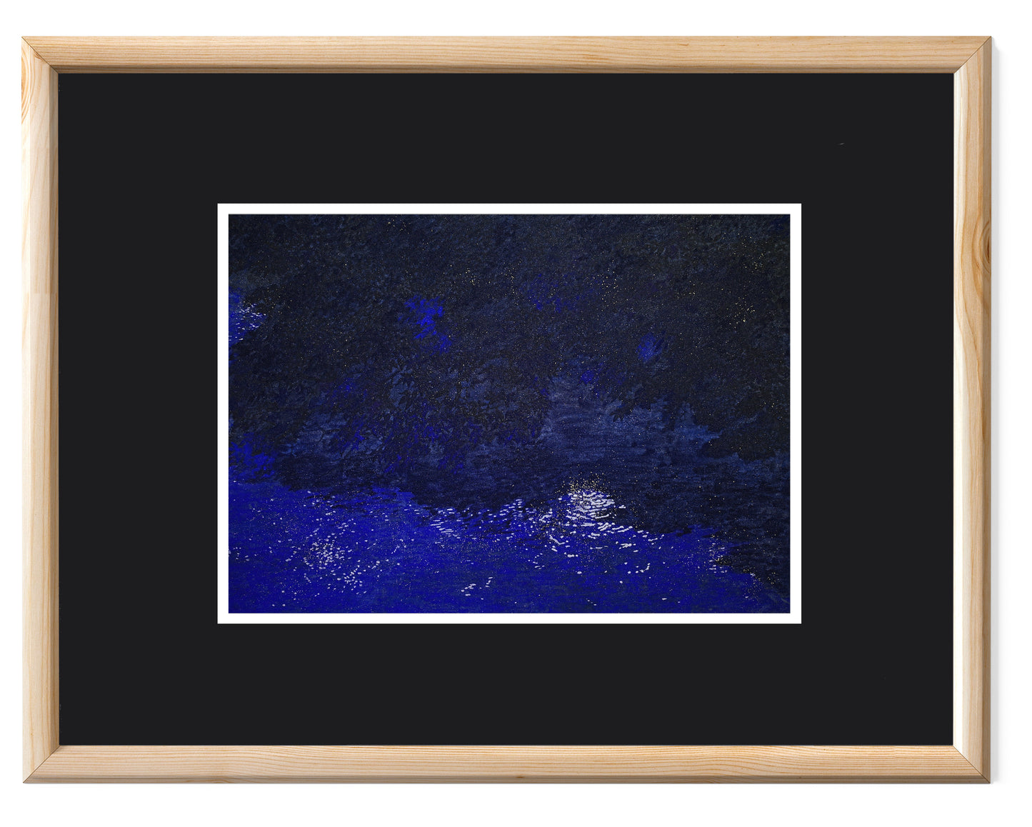 Shimmering Breath: Night Water Shadows