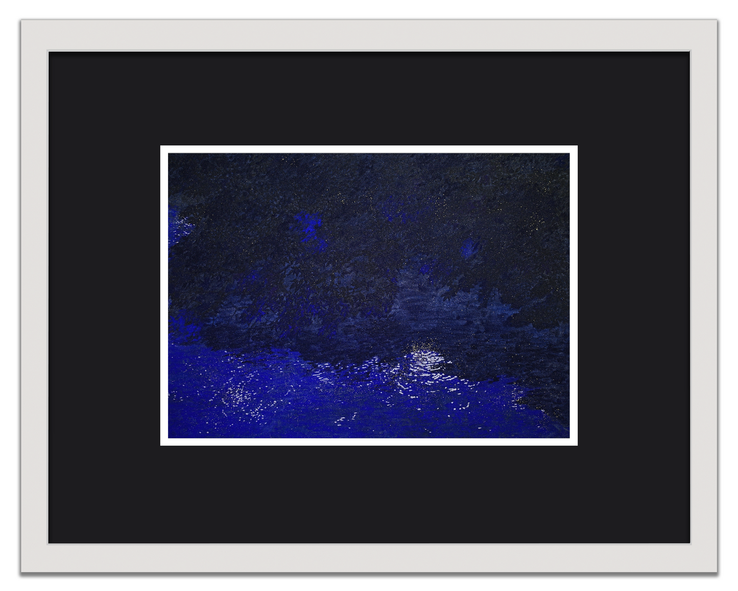 Shimmering Breath: Night Water Shadows