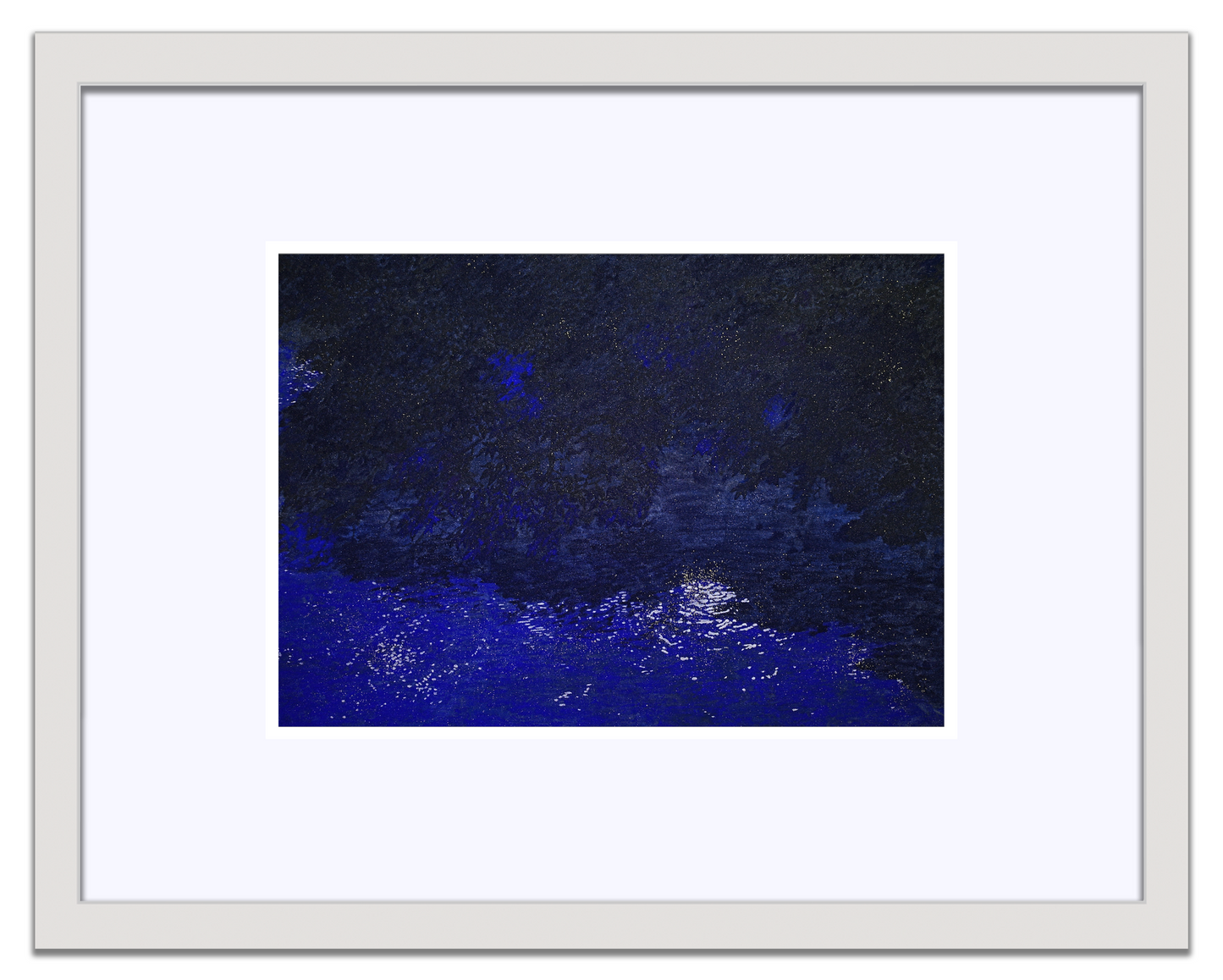 Shimmering Breath: Night Water Shadows