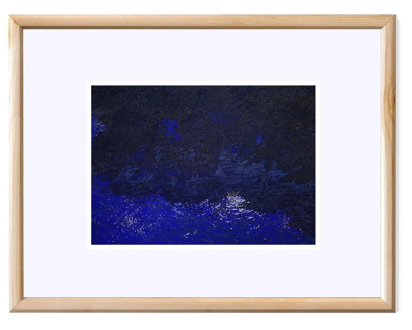 Shimmering Breath: Night Water Shadows