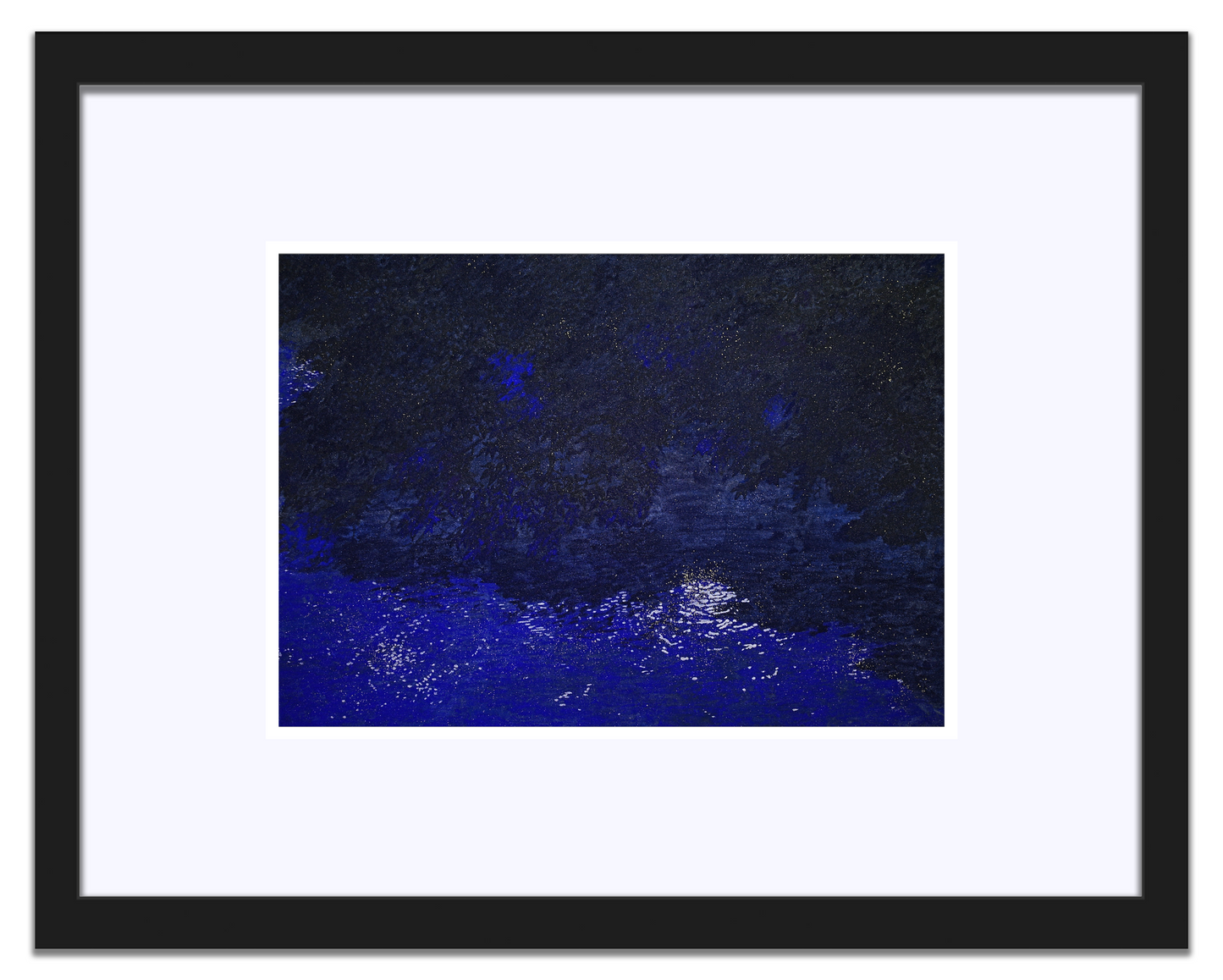Shimmering Breath: Night Water Shadows