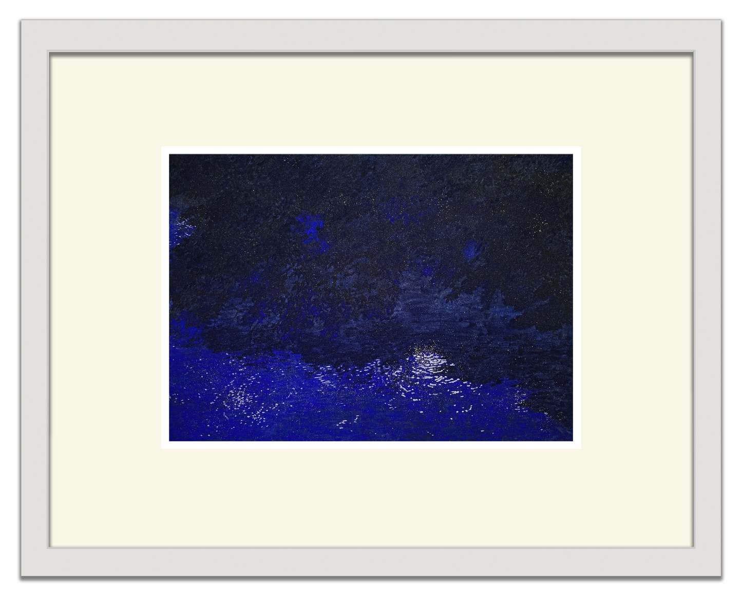 Shimmering Breath: Night Water Shadows