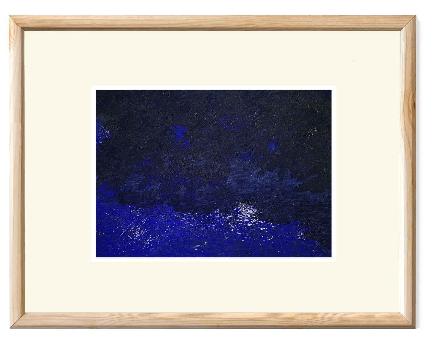 Shimmering Breath: Night Water Shadows